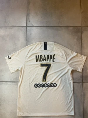 Maillot Mbappé Nike PSG Away 2018/2019 taille XL État Parfait Floqué Mbappé - Photo 1/4