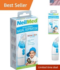 Gentle  Effective Battery-Operated Nasal Aspirator for Babies - Clear Stuffy...