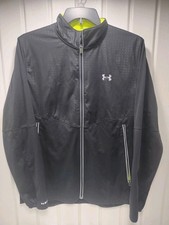 Mens Cold Gear Under Armour Lg Jacket Black Storm Lightweight Vented Zip