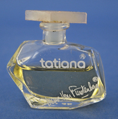 Diane Von Furstenberg Tatiana Perfume Mini Two Thirds Full Glass Bottle Vintage