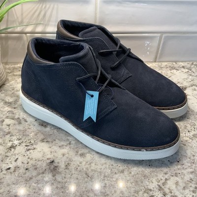 Men's Gant Logo Navy Blue Suede Chukka Ankle Boots Shoes Sz EU 42 / US 9