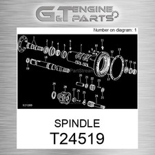 T24519 Spindle Fits John Deere (surplus Open Box)