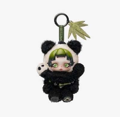 AUTHENTIC New Pop Mart SKULLPANDA Lazy Panda Plush Vinyl Doll Pendant US