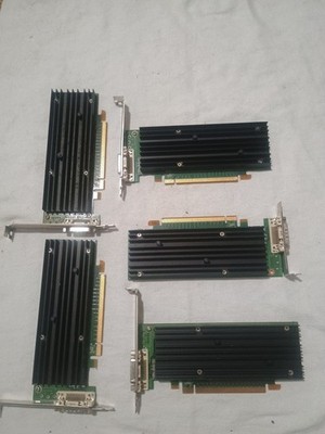  Lot Of 5  HP NVidia Quadro NVS290 NVS 290 256M PCI-Ex1 Video Card LP458707-001 