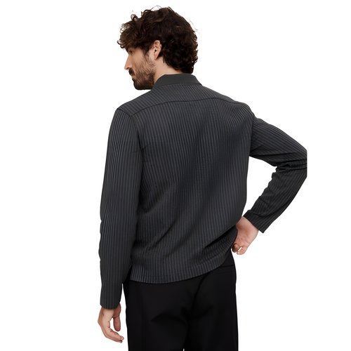 Polo Banana Republic uomo Luxury-Touch manica lunga grigio scuro taglia XXL NUOVA CON ETICHETTE - Foto 2 di 3