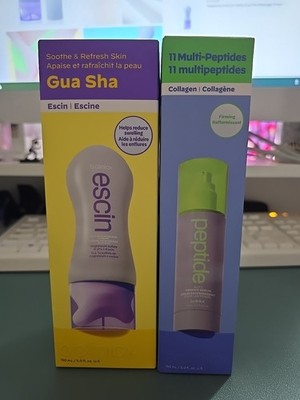 B.Clinicx Ultimate Body Care Duo Gua Sha Massage Cream And Peptide Firming Serum