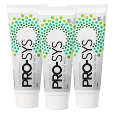 PRO-SYS® Mint Fluoride Toothpaste Gel, ADA Approved, Prevents Cavities, Gingi...