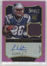 2014 Panini Select Rookie Jerseys Fuchsia Prizm 44/75 Asa Watson #240 Auto n1u