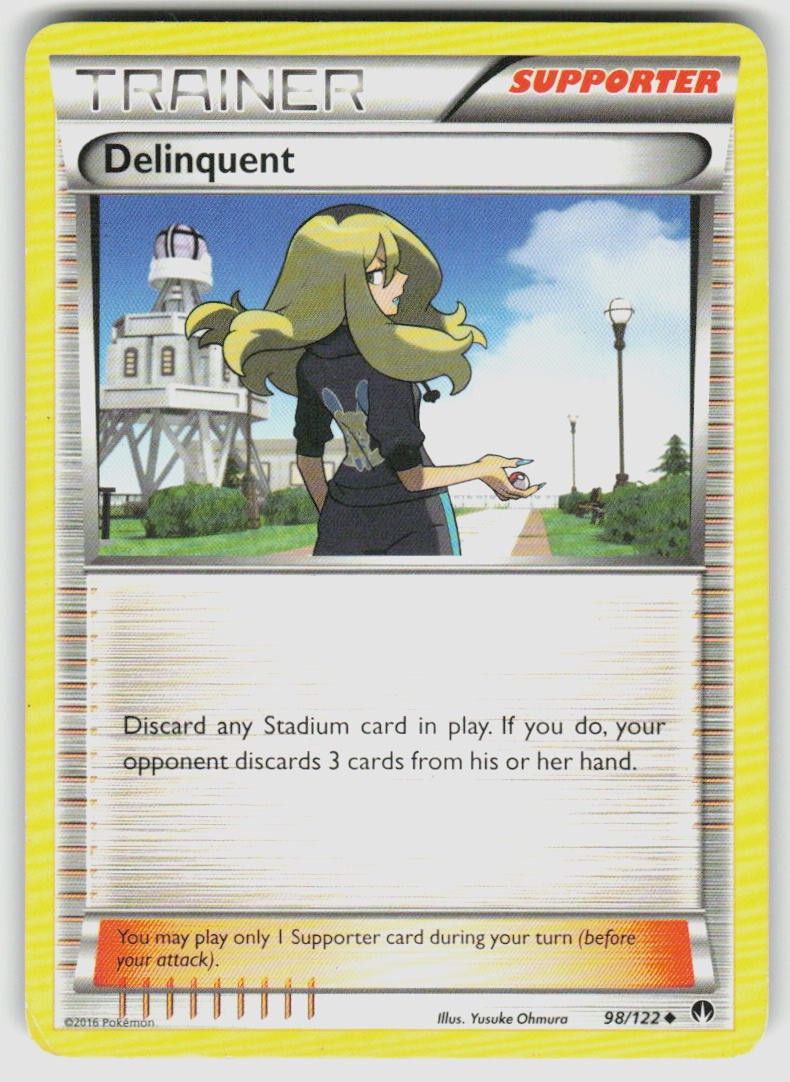 DELINQUENT 98/122 BREAKPOINT UNCOMMON POKEMON
