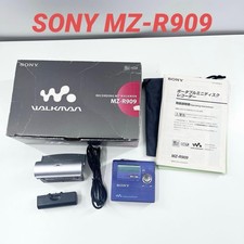 SONY MZ-R909 MD Walkman Playback OK Box and accessories included