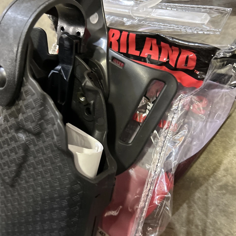Safariland 7360 ALS/SLS Lvl3 RH Duty Holster Basket GLOCK 20 21 (&17 19) + TLR-7 - Image 3 of 4
