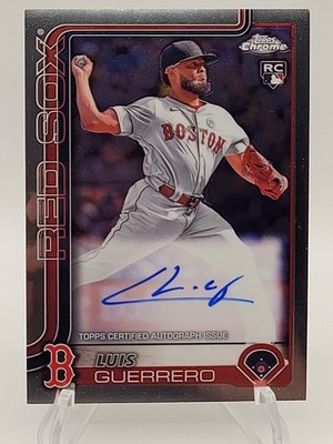2025 Topps Chrome Rookie Autographs - Luis Guerrero #RA-LGU (RC, AU)