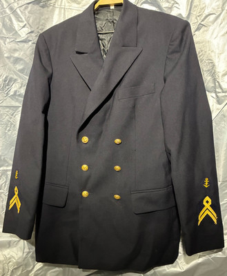 Bundeswehr Bw Marine  Sakko Ausgehjacke Gr.178/100 mit Abzeichen (1PL)