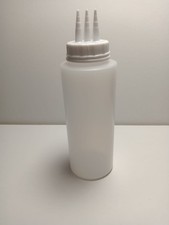 3 holes nozzle Squeeze Bottle Lacy Crepes Roti Jala Mold 340ml 1.04 per fl oz