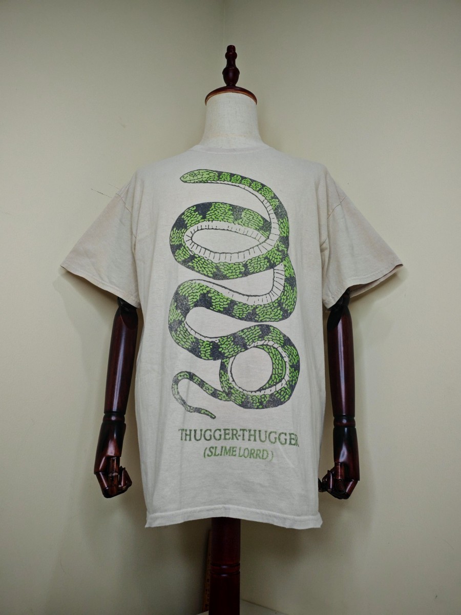 Young Thug Snake Slime Lord Thugger Tan Tee Shirt Large XL Fit | eBay