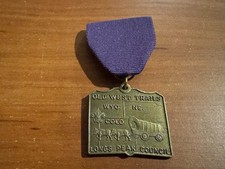 BSA, Old West Trails Medal, Longs Peak Council, Purple, Brass