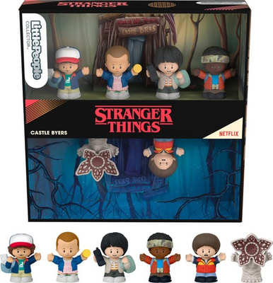 #ad #ad Stranger Things Little People Collector Figure Set 6 Character Set Toy $71.39