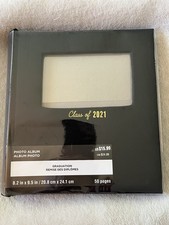 Class of 2021 photo album. Holds up to 200 4  x 6  photos. 2021 Graduation.