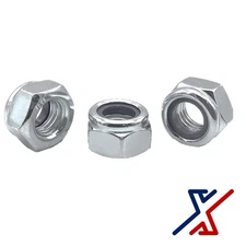 6-32 Grade 5 Titanium Nylon-Insert Locknuts by X1Tools