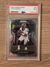 2020 Panini Prizm Jalen Hurts #343 Rookie Base PSA 9 Philadelphia Eagles