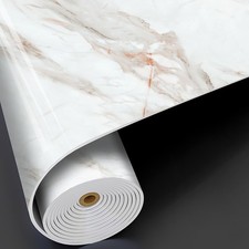 2.4mm Thick Marble Contact Paper for Countertop Peel and Stick Wallpaper for ...
