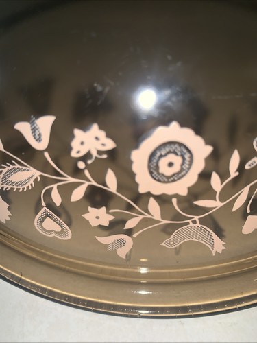 Vintage Pyrex Nesting Mixing Bowl #325 Brown Amber Festive Harvest Pattern 2.5L - Picture 3 of 4