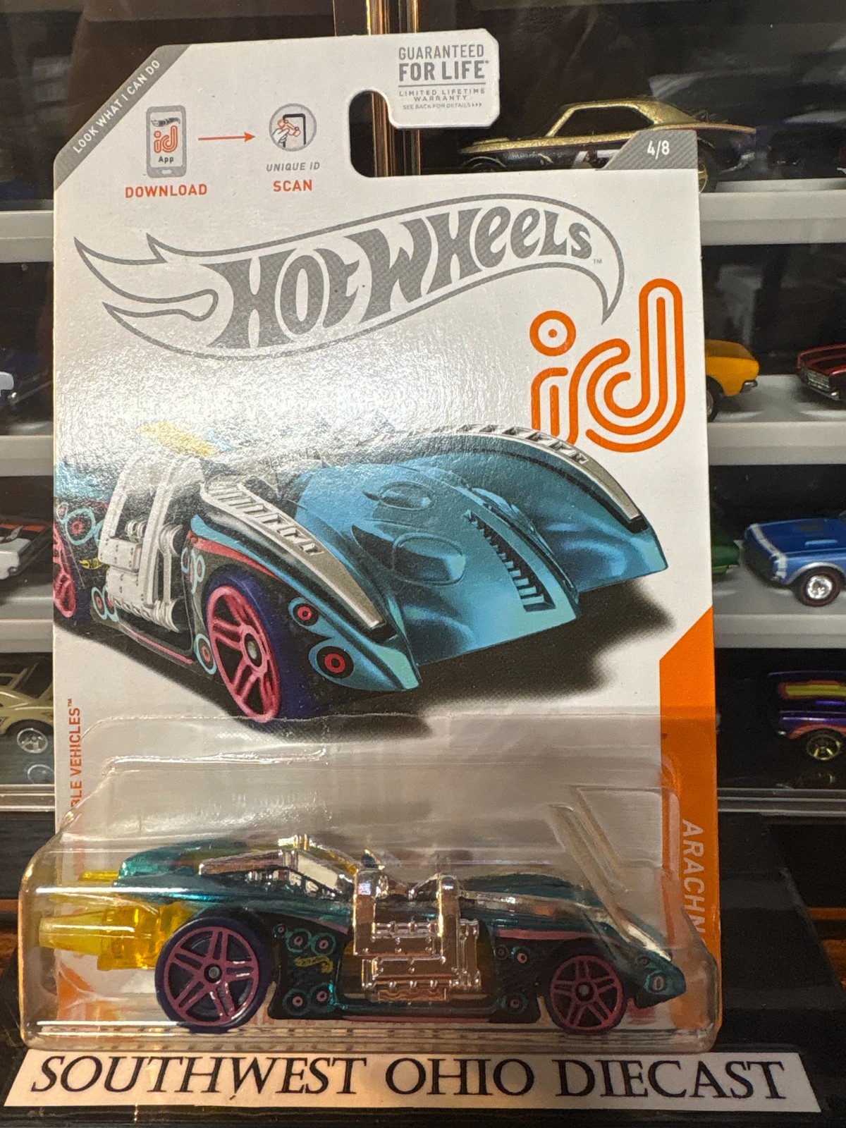 Hot Wheels 2021 ID Chase Series Arachnorod Blue 8/8