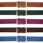 Paul Parkman Men's Handmade Premium Suede Belt Multiple Colors (ID#B06)