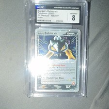 CGC 8 Rocket's Raikou ex EX Deoxys Secret Rare Holo English 2005 108/107 on eBay