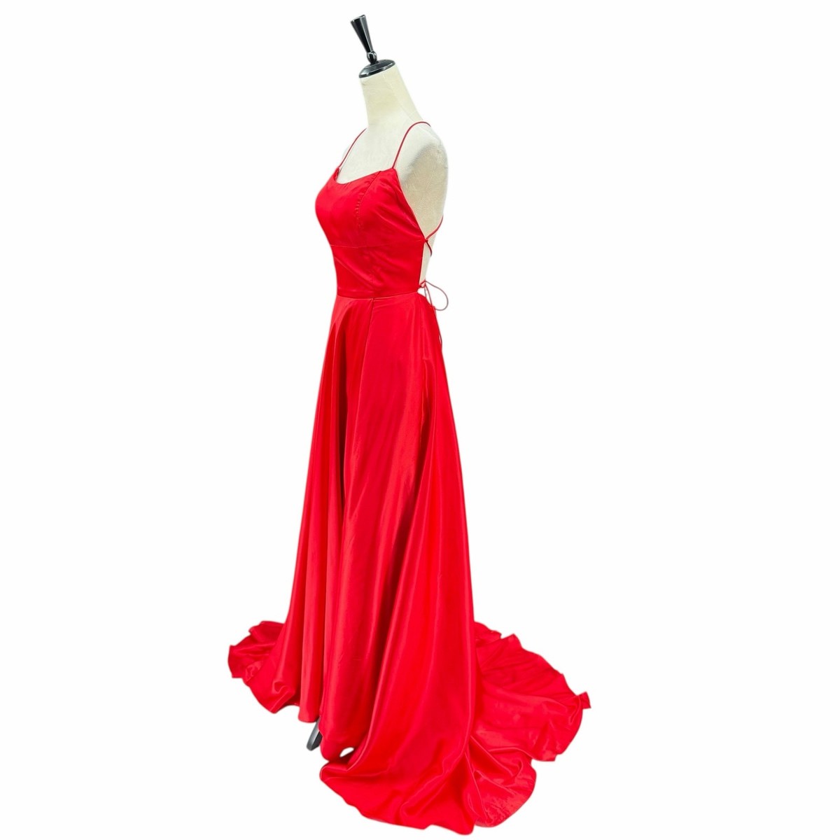 Sherri Hill Sz. 12 Red Satin Lace Up Back Valentines A-Line Formal Prom Dress | eBay Sherri Hill Sz. 12 Red Satin Lace Up Back Valentines A-Line Formal Prom Dress | eBay