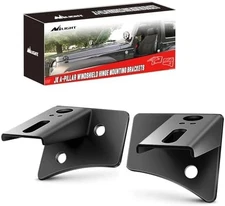Windshield Hinge Mounting Brackets Pair