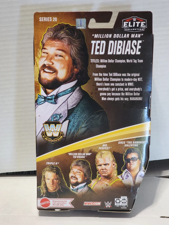 WWE Elite Collection Legends Series 20 "Million Dollar Man" Ted DiBiase WWF Nuevo Foto 2 de 4