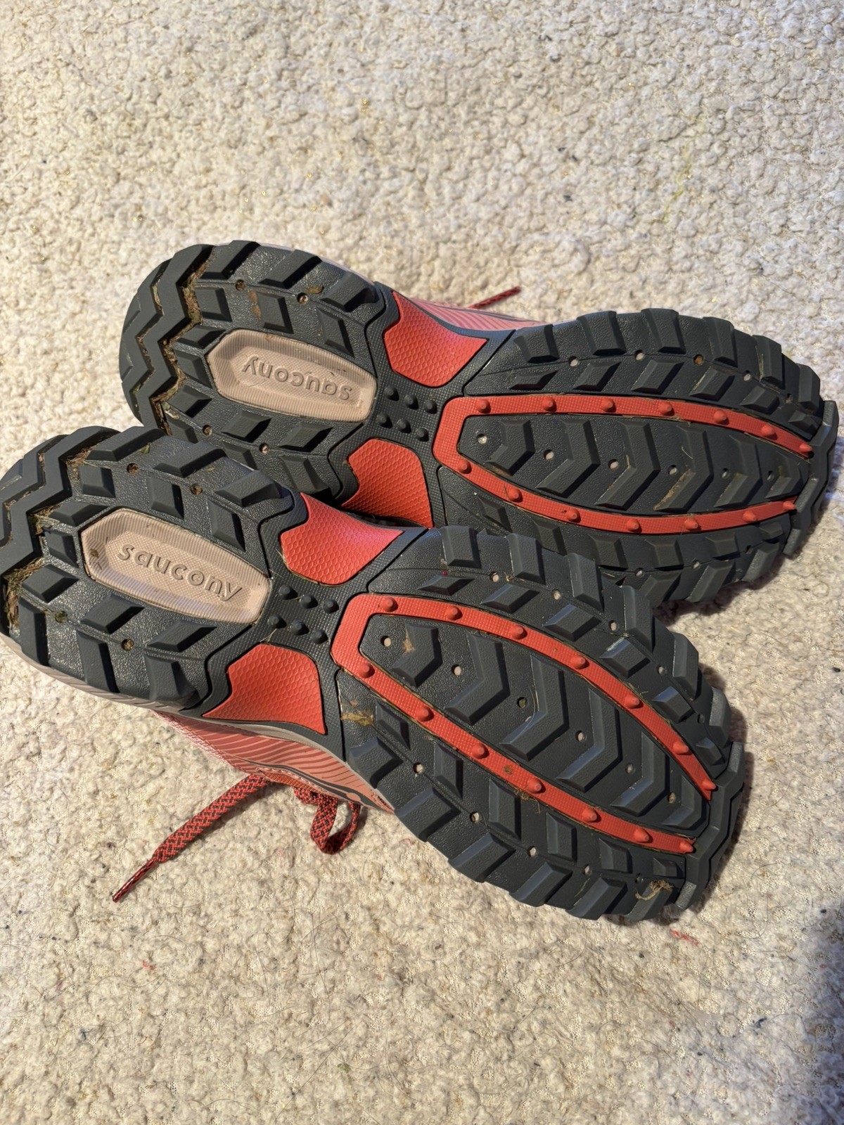 Saucony Women Excursion TR16 Peach Orange Athletic Trail Shoes Sneakers Size 10  thumbnail 2