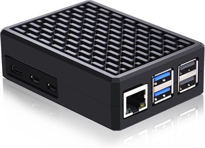Raspberry Pi 5 Aluminium Gehäuse Mit Passiver Kühlung - Armor Case Mit W