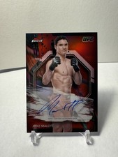2024 Topps Finest UFC - Autographs Mike Malott #FA-MMT Red Refractor /5 (AU)