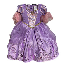 DISGUISE GIRL'S PRESTIGE RAPUNZEL DISNEY PRINCESS COSTUME M 7-8, PURPLE NEW