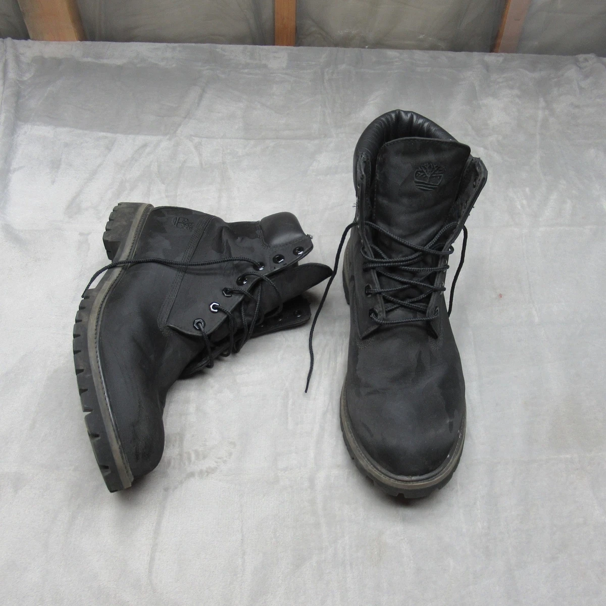Camouflage Lace Up Black Boots for Men for sale | eBay display picture 1