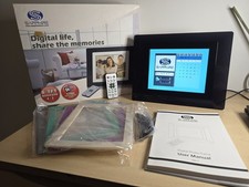 8 Inch Sapphire Digital Photo Frame Photo Frame + Remote + Music Speaker + Ebook