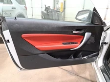 2014 M235i Lh Driver Side Front Door Interior Trim Panel Black/Red Lcl5
