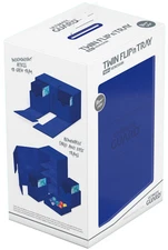 Ultimate Guard Twin Flip n Tray Blue 160+ Monocolor Deck Case Card Box Xenoskin