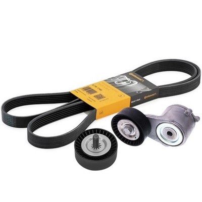 CONTI 6PK1740 + Rollen Satz für CHRYSLER GRAND VOYAGER V RT 2.8 CRD LANCIA