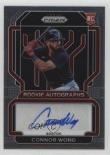 2022 Panini Prizm Rookie Auto Connor Wong #RA-WG Auto 4g8