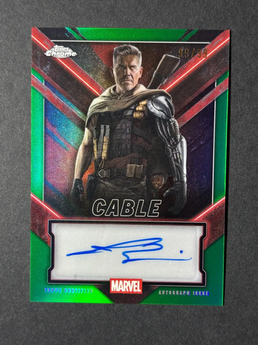 Josh Brolin (Cable) [Dogpool] #TC-JB Marvel 2025 Topps Chrome Deadpool Autograph card