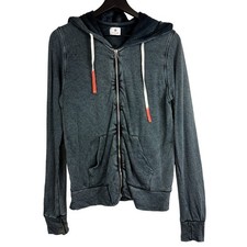 Sundry Crazy In Love Lightweight Full Zip Hoodie Gray - 3 L