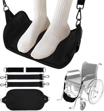 Wheelchair Leg Rest Footrest, Foot Straps Hammock, Adjustable Hanging Foot