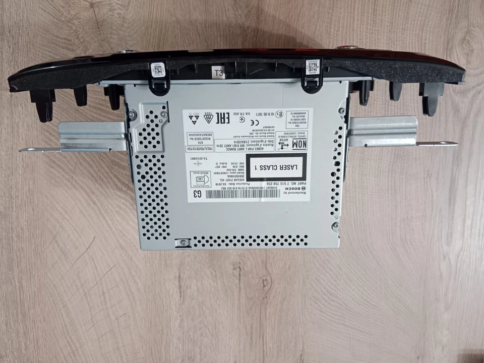 AUTORADIO NISSAN QASHQAI J11 ORIGINALE - DISPLAY TOUCHSCREEN - NAVIGATORE GPS - Immagine 3 di 4