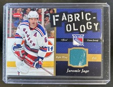 2006-07 Fleer Jaromir Jagr Fabricology Jersey #F-JJ Rangers