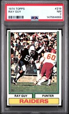 1974 TOPPS #219 RAY GUY PSA 7