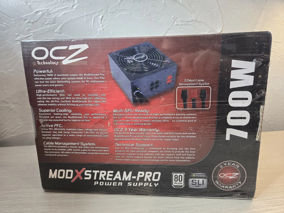 SEALED OCZ MOD X STREAM-PRO OCZ700MXSP 700W Desktop Power Supply - Image 4 of 4