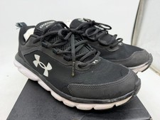 Under Armour UA Charged Assert 9 Sneaker Men's Black Mesh Running Shoes - 10